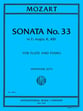 Sonata No. 33 in E-flat Major, K. 481 Flute and Piano cover